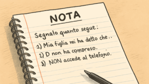 Scopri di più sull'articolo Ho preso una nota. Sono la maestra